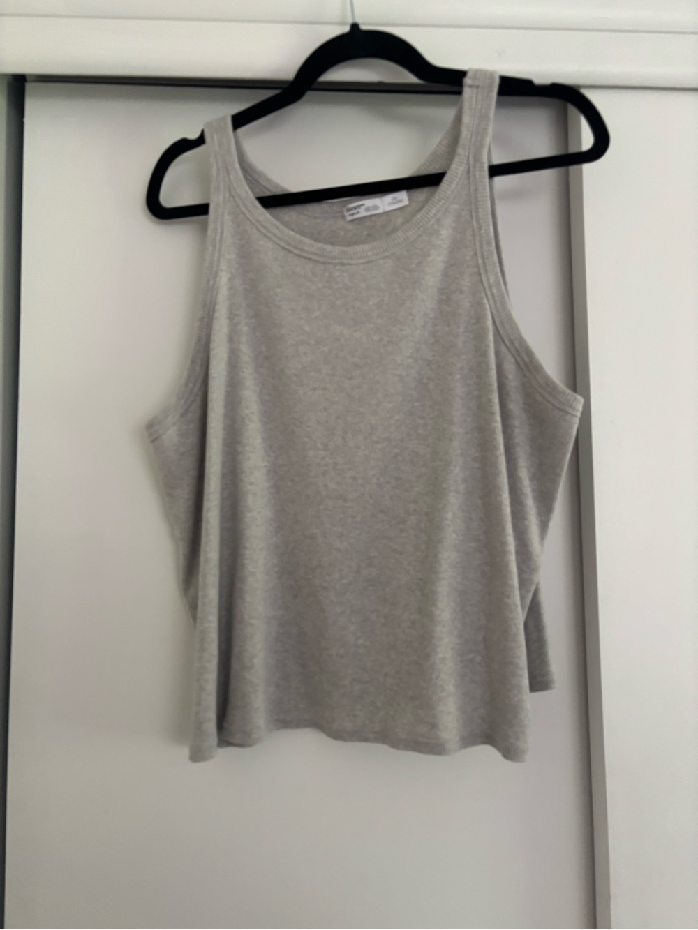Hanes Gray Scoop Tank Top